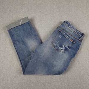NWT Special A Jeans Womens Size 9 Cropped Distressed 31" Waist